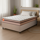 Ver imagem 3 de Cama Box Casal Molas Ensacadas Bali Bege 138x188x60cm Cbp