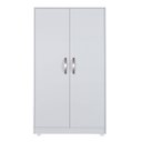 Ver imagem 3 de Armário Escritorio Multiuso com 2 Portas 6 Divisórias - Branco