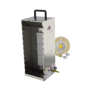 Kit - Assador Churrasquito 10 Espetinhos em Inox Pr-199 + Kit Gás 1kg - Progás