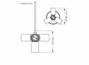 Ver imagem 3 de Lustre Pendente Nick Preto Para 4 Lâmpadas Bivolt Taschibra
