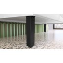 Ver imagem 4 de Armário Kit de Cozinha Compacta Aço 6 Portas 2 Gavetas Itatiaia Pratika Branco com Preto - Rede Móve