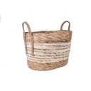 Ver mais imagens de Cesto Amalfi Wave 34x26x24 Yoi Com Alças De Fibras Naturais