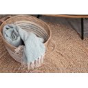 Ver imagem 3 de Cesto Amalfi Wave 34x26x24 Yoi Com Alças De Fibras Naturais