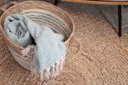 Ver imagem 3 de Cesto Amalfi Wave 34x26x24 Yoi Com Alças De Fibras Naturais