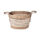 Ver imagem 7 de Cesto Amalfi Wave 34x26x24 Yoi Com Alças De Fibras Naturais