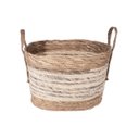 Ver imagem 6 de Cesto Amalfi Wave 34x26x24 Yoi Com Alças De Fibras Naturais