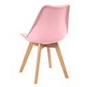 Ver imagem 3 de Mesa Branco + 3 Cadeiras Rosa Claro Mesa Branco Rosa Claro