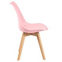 Ver imagem 4 de Mesa Branco + 3 Cadeiras Rosa Claro Mesa Branco Rosa Claro