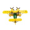 Miniatura Avião Amarelo de Hélice 12x28x35.5cm Tudo em Caixa - 4