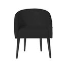 Ver imagem 2 de Poltrona Decorativa Sandy para Escritório Consultório Sala de Estar Recepção em Courvin - Preto