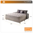 Ver imagem 3 de Cama Box Casal + Colchão Molas Ensacadas Magnético Massageador e Bio Quântico Phoenix 138cm