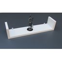 Ver imagem 5 de Prateleira Livros 40 x 15 cm Kit 2 Peças em MDF Branco Eví Decor