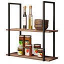 Ver imagem 6 de Kit Mesa de Centro e Prateleira Multiuso 60 cm Industrial Ariel Demolição - Pallazio