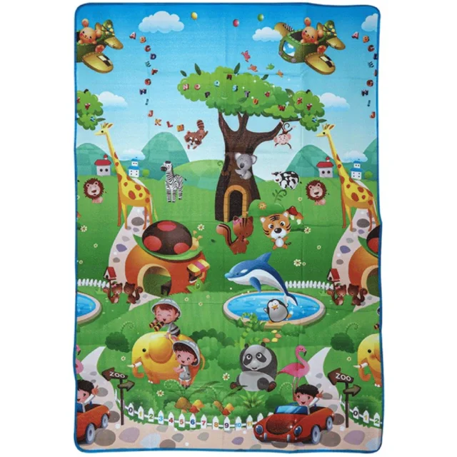 Tapete Gigante Térmico Tatame Infantil Educativo para Bebê:zoológico - 1