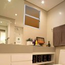 Ver imagem 4 de Vitro Basculante 50x50 Aluminio Brilhante Banheiro com Vidro