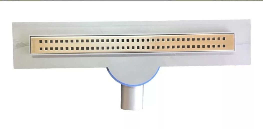 Ralo Linear Grelha Inox 400x30mm Sifonado Saida 5cm - 6