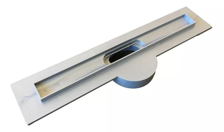 Ralo Linear Grelha Inox 400x30mm Sifonado Saida 5cm - 2