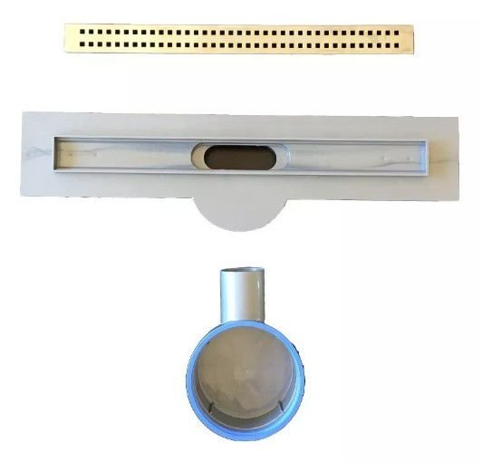Ralo Linear Grelha Inox 400x30mm Sifonado Saida 5cm - 4