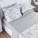 Ver imagem 2 de Cobre Leito Casal Padrão Cotton Select Dupla Face Percal 200 Fios 3 Peças - 80% Algodão 20% Poliéste