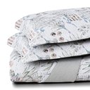 Ver imagem 4 de Cobre Leito Casal Padrão Cotton Select Dupla Face Percal 200 Fios 3 Peças - 80% Algodão 20% Poliéste