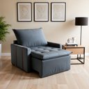 Ver imagem 1 de Poltrona do Papai Retrátil e Reclinável Base Madeira Maciça Paris