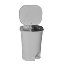 Ver imagem 2 de Lixeira Ecológica com Pedal 25L Branco - Astra