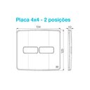 Ver imagem 3 de Conjunto 4x4 2 Tomada 2p+t 10a Weg Composé