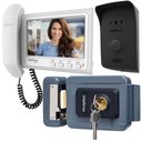 Ver imagem 1 de Kit 1 Vídeo Porteiro Interfone Ivr 1070 Hs + 1 Fechadura Fx1500 Cinza Intelbras Ivr1070 Hs Fx 1500