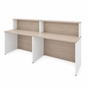 Ver imagem 3 de Conjunto 2 Balcões de Atendimento e Recepção Comercial 140x60cm para Loja, Comércio e Escritório