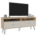 Ver imagem 2 de Rack para Tv até 60 Polegadas Liberty 4 Portas Carvalho/off White - Artely