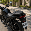 Ver imagem 1 de Almofada para Banco de Moto do Garupa D28 Antiderrapante Confortável 26x27x5cm Preta