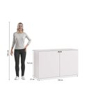 Ver imagem 4 de Rack Suspenso p/ TV até 50 pol. Branco Celeste Kappesberg