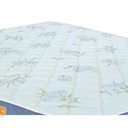 Ver imagem 2 de Colchão Solteiro Sleep Max Espuma D45 78x188x15cm Branco-azul - Castor
