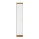 Ver imagem 4 de Guarda-Roupa Modulado Módena Composição 1 Casal 77001 Amêndola Touch / Branco Demóbile
