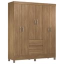 Ver imagem 2 de Guarda Roupa Casal Flash Ii 6 Portas 2 Gavetas Amendola Bnn Decor