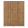 Guarda Roupa Casal Flash Ii 6 Portas 2 Gavetas Amendola Bnn Decor - 4