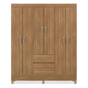 Ver imagem 4 de Guarda Roupa Casal Flash Ii 6 Portas 2 Gavetas Amendola Bnn Decor