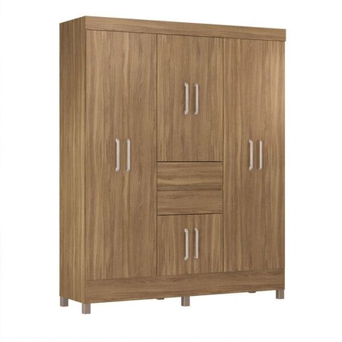 Guarda-Roupa Casal 8 Portas Munique 82060 Amêndola Touch Demóbile