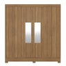 Guarda-Roupa Casal 6 Portas Prático com Espelho 63020El Amêndola Touch Demóbile - 2