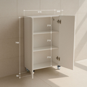 Ver imagem 2 de Armario Compacto Multiuso Branca 2 Portas – Entrega Montada, Garantia 12 Anos – Pôr Design