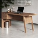 Ver imagem 1 de Mesa para Escritório 2 Gavetas Me4122 Amendoa - Tecno Mobili