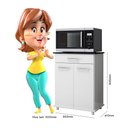 Ver imagem 2 de Balcão Duplo 2 Portas 1 Gaveta Moema