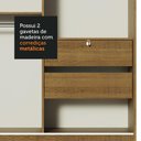 Ver imagem 5 de Guarda-roupa 2 Portas de Correr Rustic Max Madesa Rustic