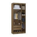 Ver imagem 2 de Guarda Roupa Modulado 3 Portas e 2 Gavetas 101cm Veneza Luciane Móveis