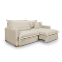 Ver imagem 6 de Sofá Retrátil Reclinável com Molas Ensacadas Osíris Tecido Linho 2,00m