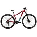 Ver imagem 1 de Bicicleta MTB Caloi Atacama Feminina Aro 29 - 2021 - 17" - 27 Velocidades - Vinho