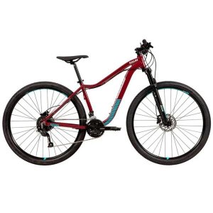 Bicicleta MTB Caloi Atacama Feminina Aro 29 - 2021 - 17" - 27 Velocidades - Vinho