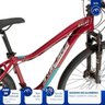 Bicicleta MTB Caloi Atacama Feminina Aro 29 - 2021 - 17" - 27 Velocidades - Vinho - 2