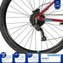 Ver imagem 5 de Bicicleta MTB Caloi Atacama Feminina Aro 29 - 2021 - 17" - 27 Velocidades - Vinho