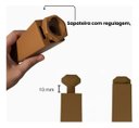 Ver imagem 5 de Kit 6 Pé Regulável Plástico de Móveis Armário Balcão Cozinha Marrom